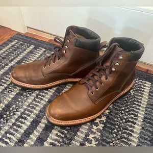 Kenton work boots in Chromexcel® leather. Color: burnished tobacco. Size 10